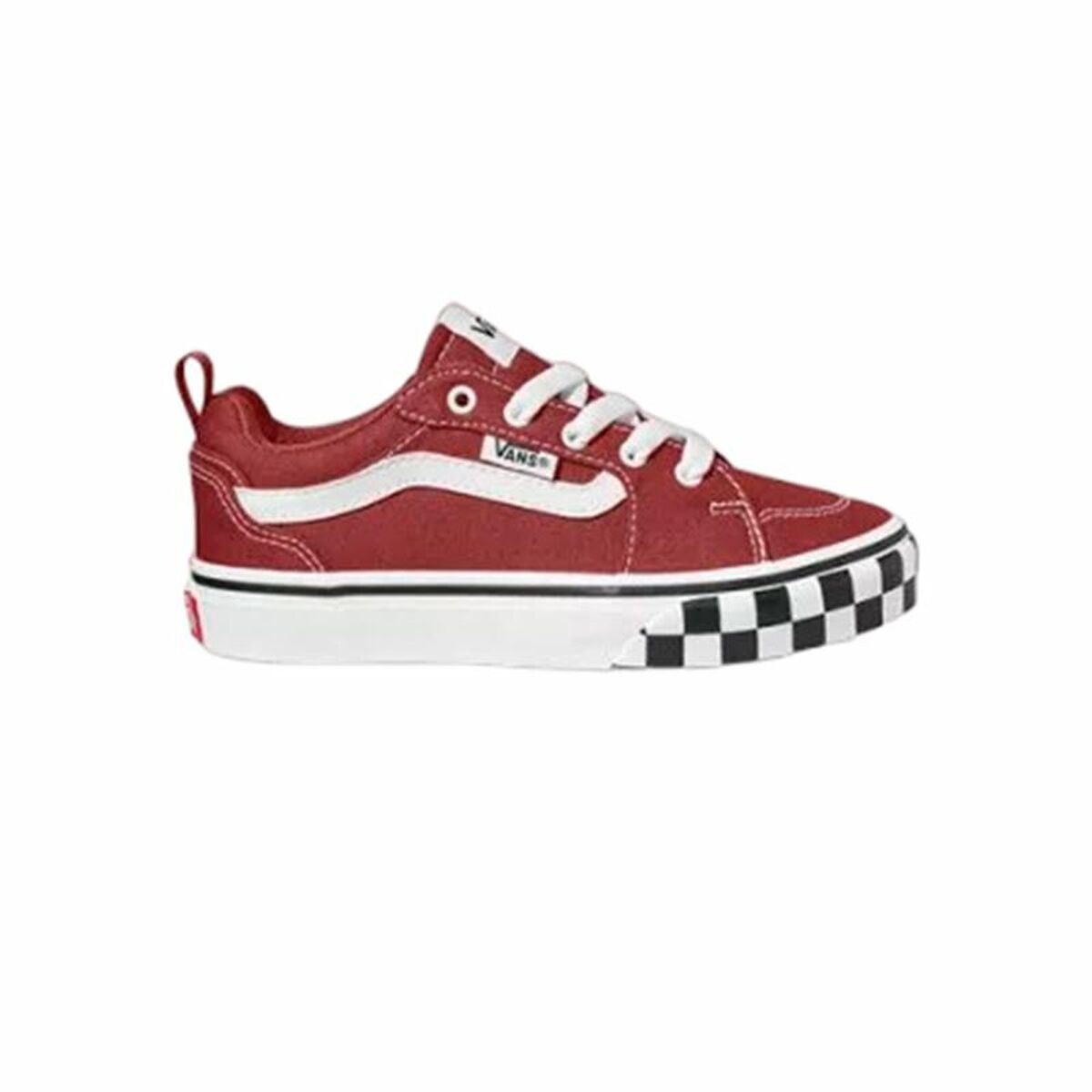 Children’s Casual Trainers Vans Filmore Check Bumper Dark Dark Red-0