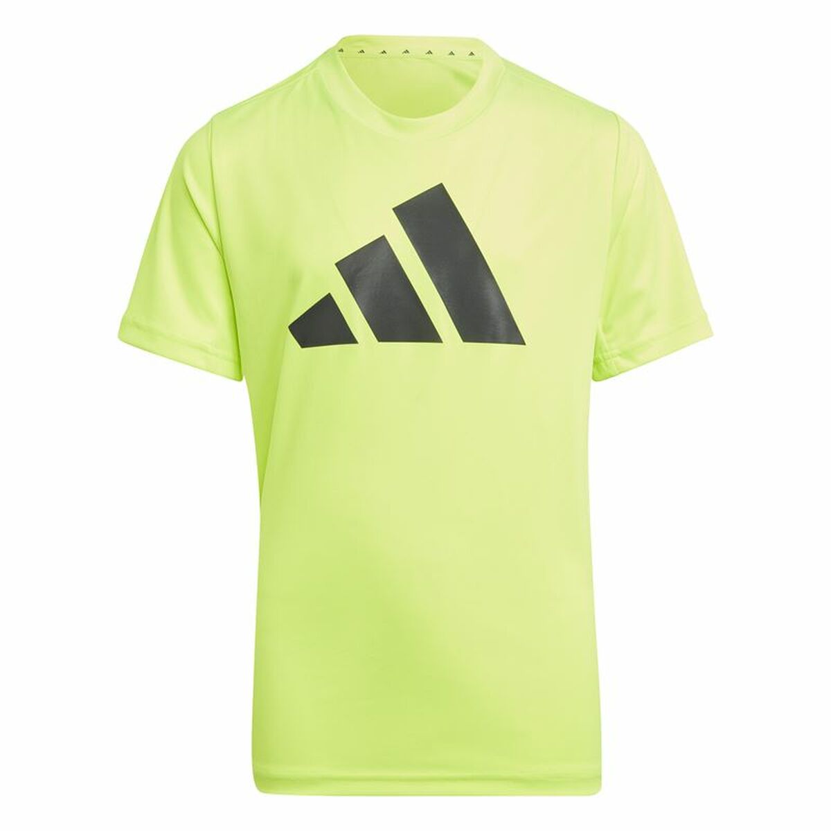 Child's Short Sleeve T-Shirt Adidas U Tr-Es Logo Yellow-0