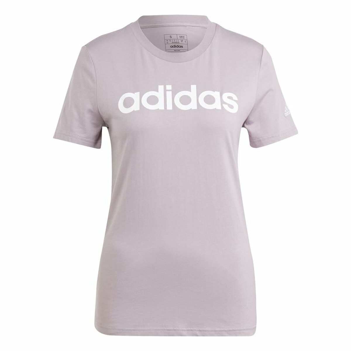 Women’s Short Sleeve T-Shirt Adidas Linear (XS)-0