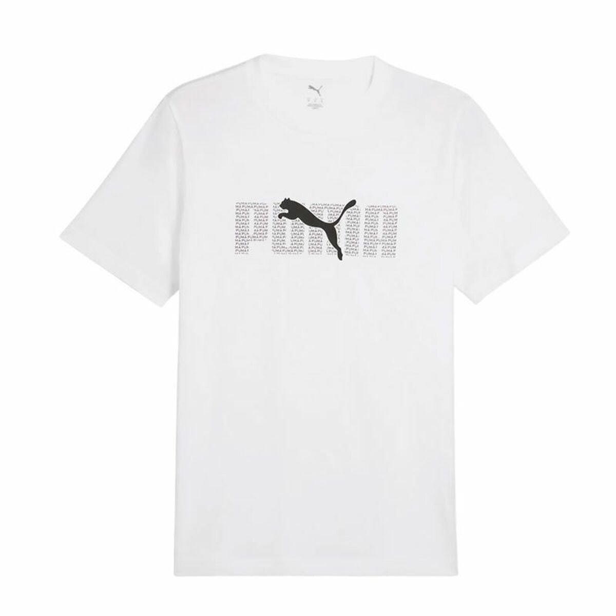 Men’s Short Sleeve T-Shirt Puma Essentials White-0