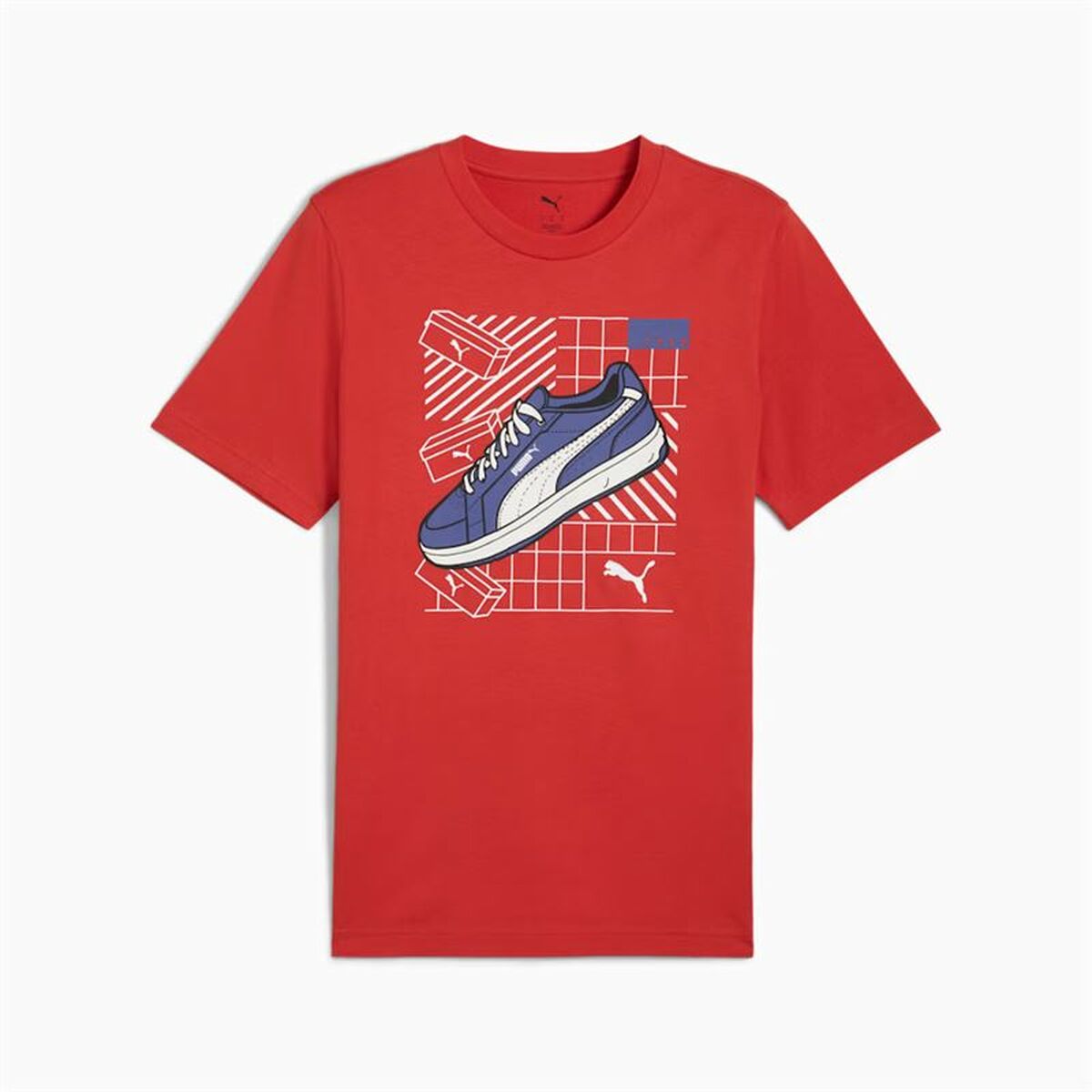 Men’s Short Sleeve T-Shirt Puma Graphics Red-0