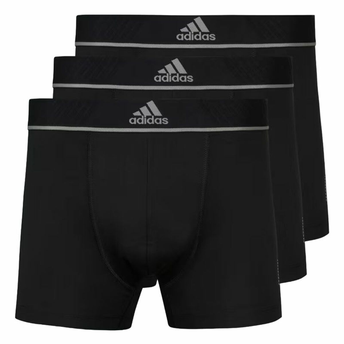 Men's Boxer Shorts Adidas Active Micro Flex Eco Black 3 Units-0