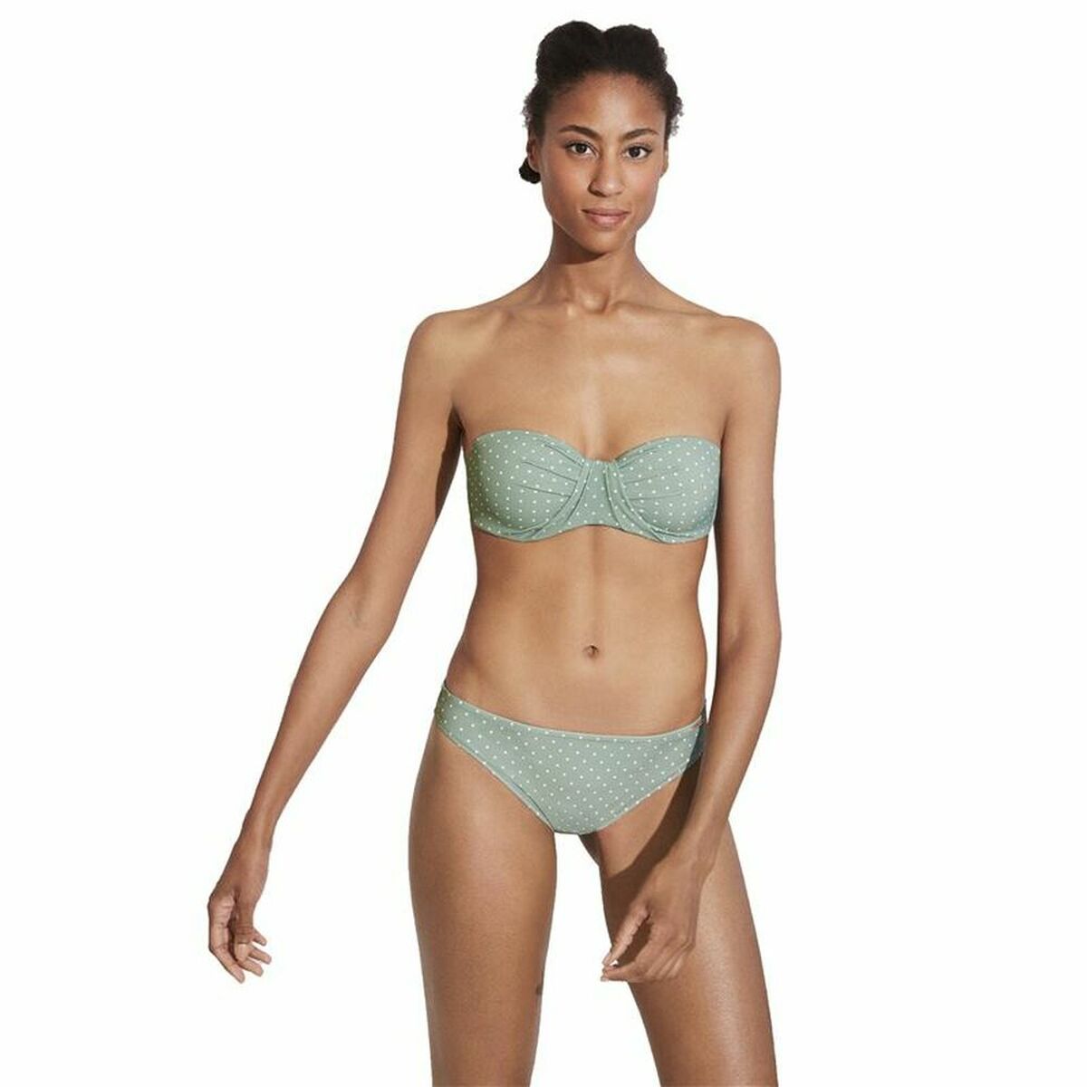 Bra Ysabel Mora Bandeau Copa C Green Bikini-0