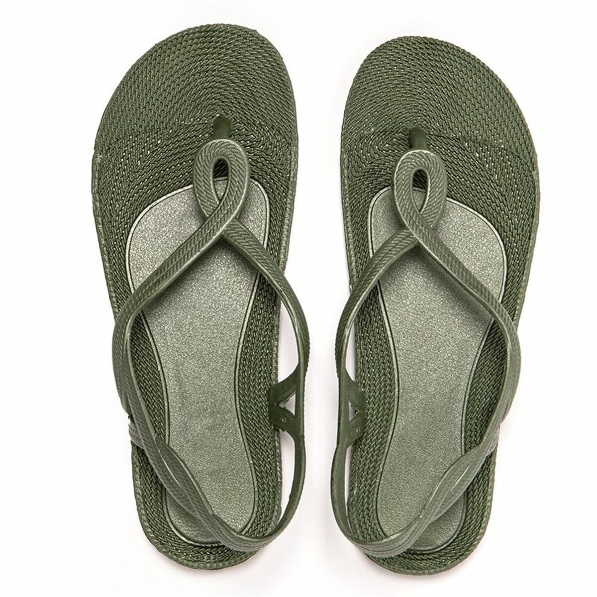 Women's Flip Flops Brasileras Antalya Military Yellow-0