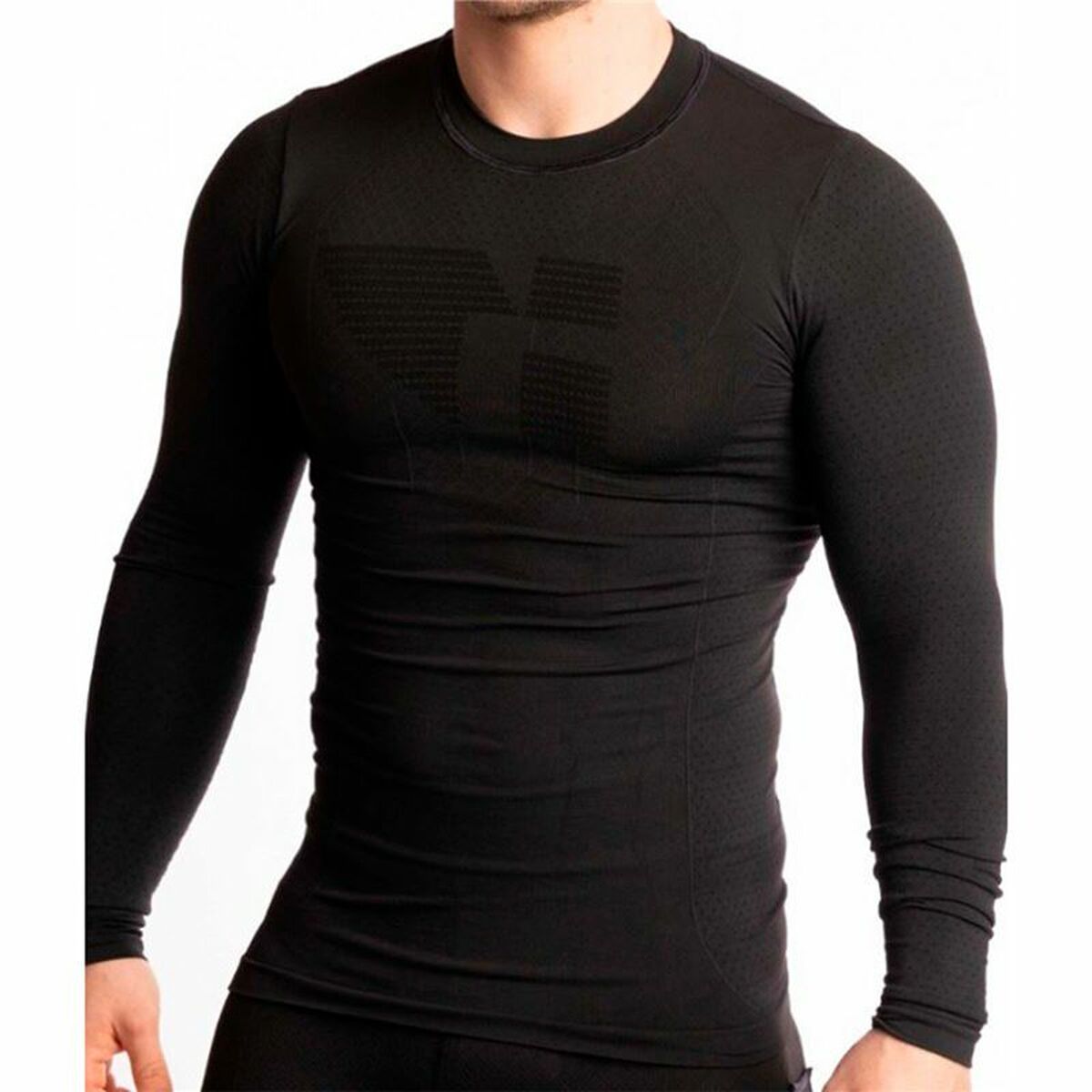 Men’s Thermal T-shirt Hanker Dadpa Black-0