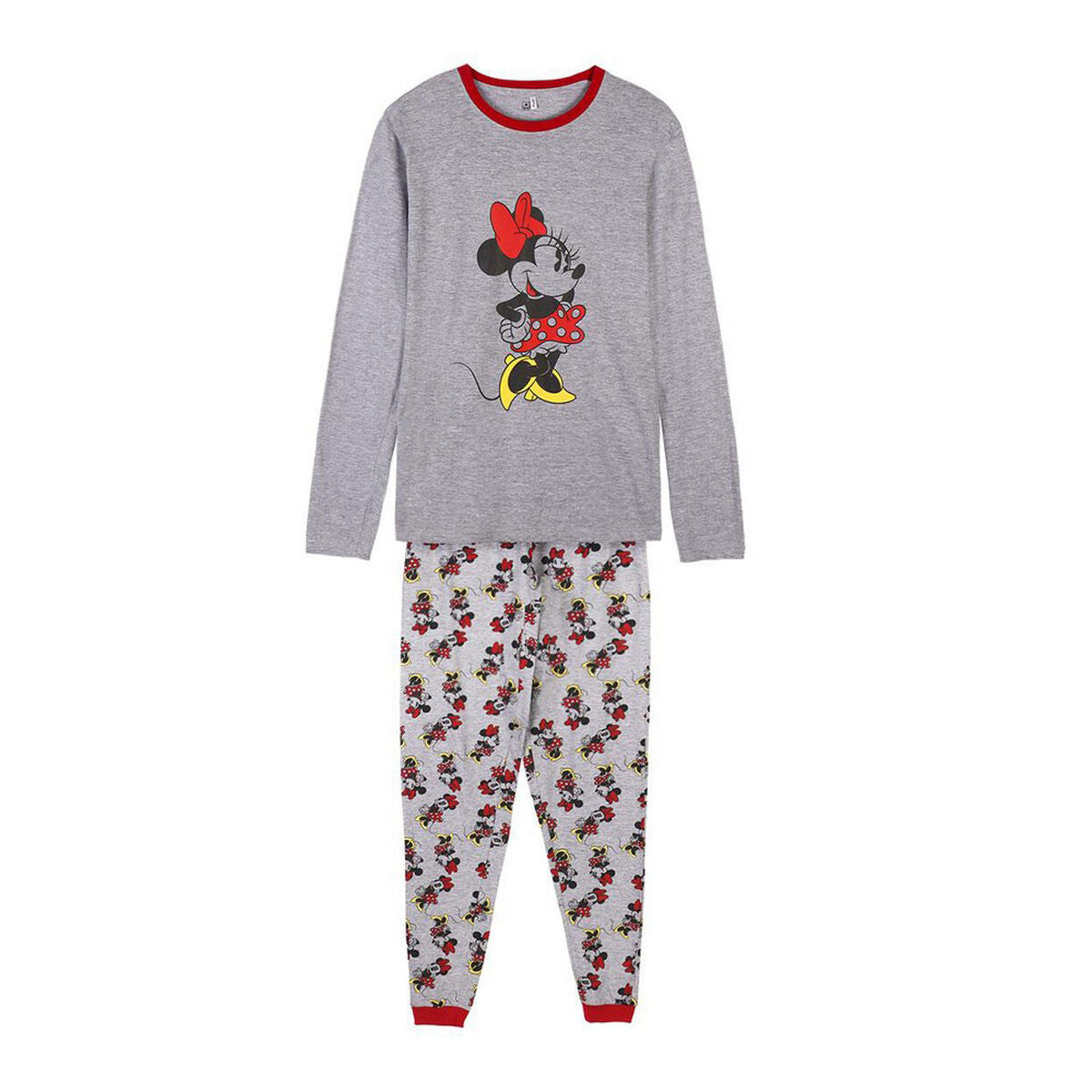Pyjama Minnie Mouse Grey Lady-0