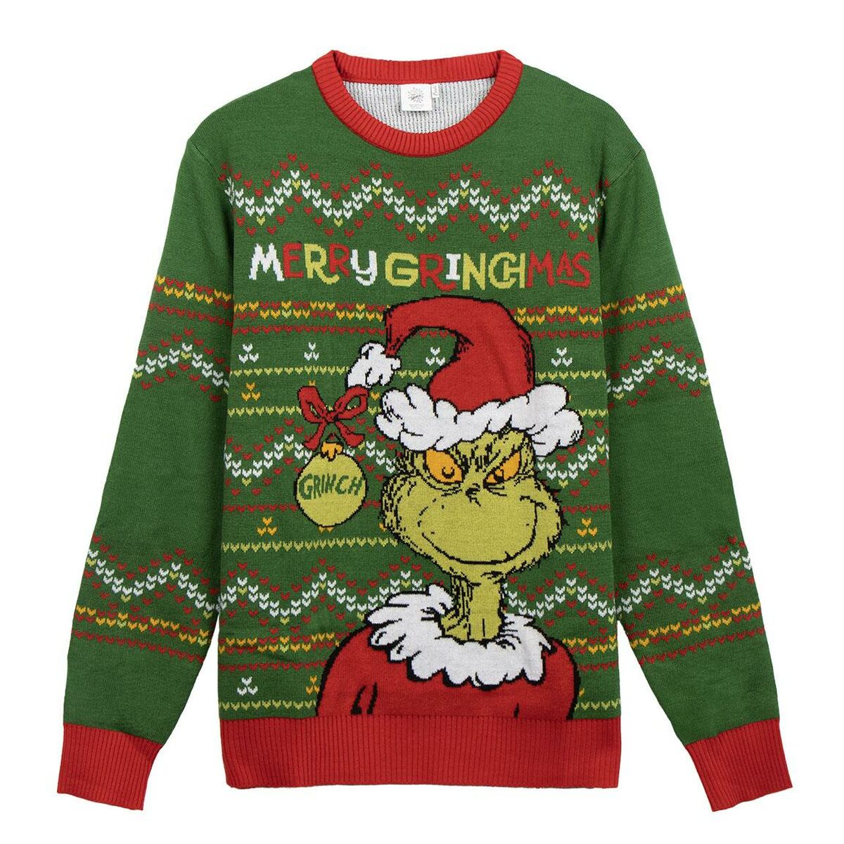 Men’s Jumper The Grinch Green-0
