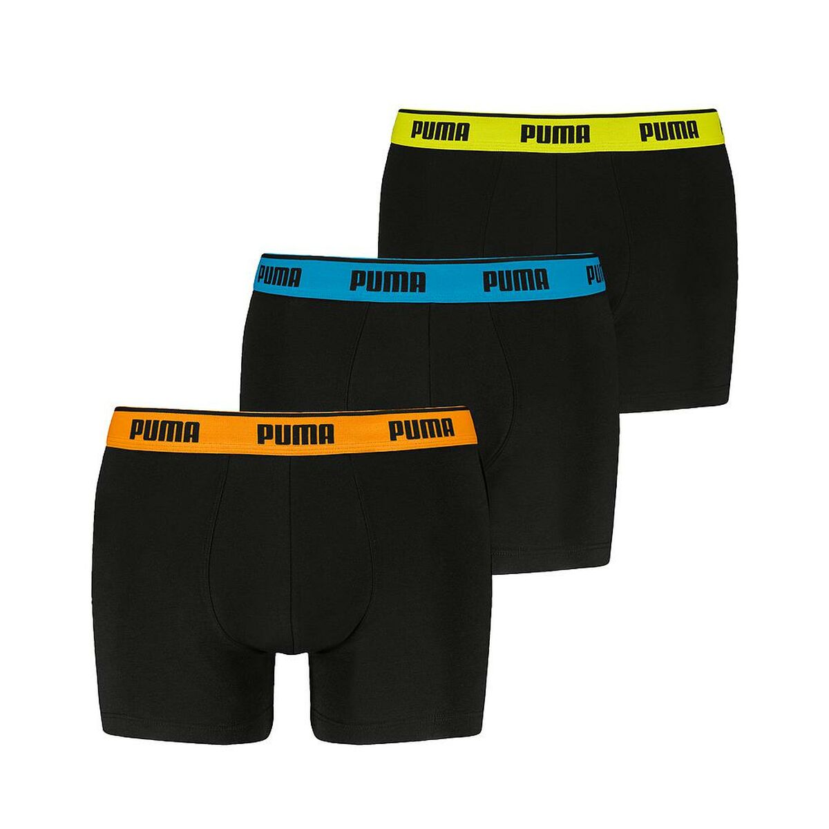 Men's Boxer Shorts Puma 701234187 006 Black 3 Units-0