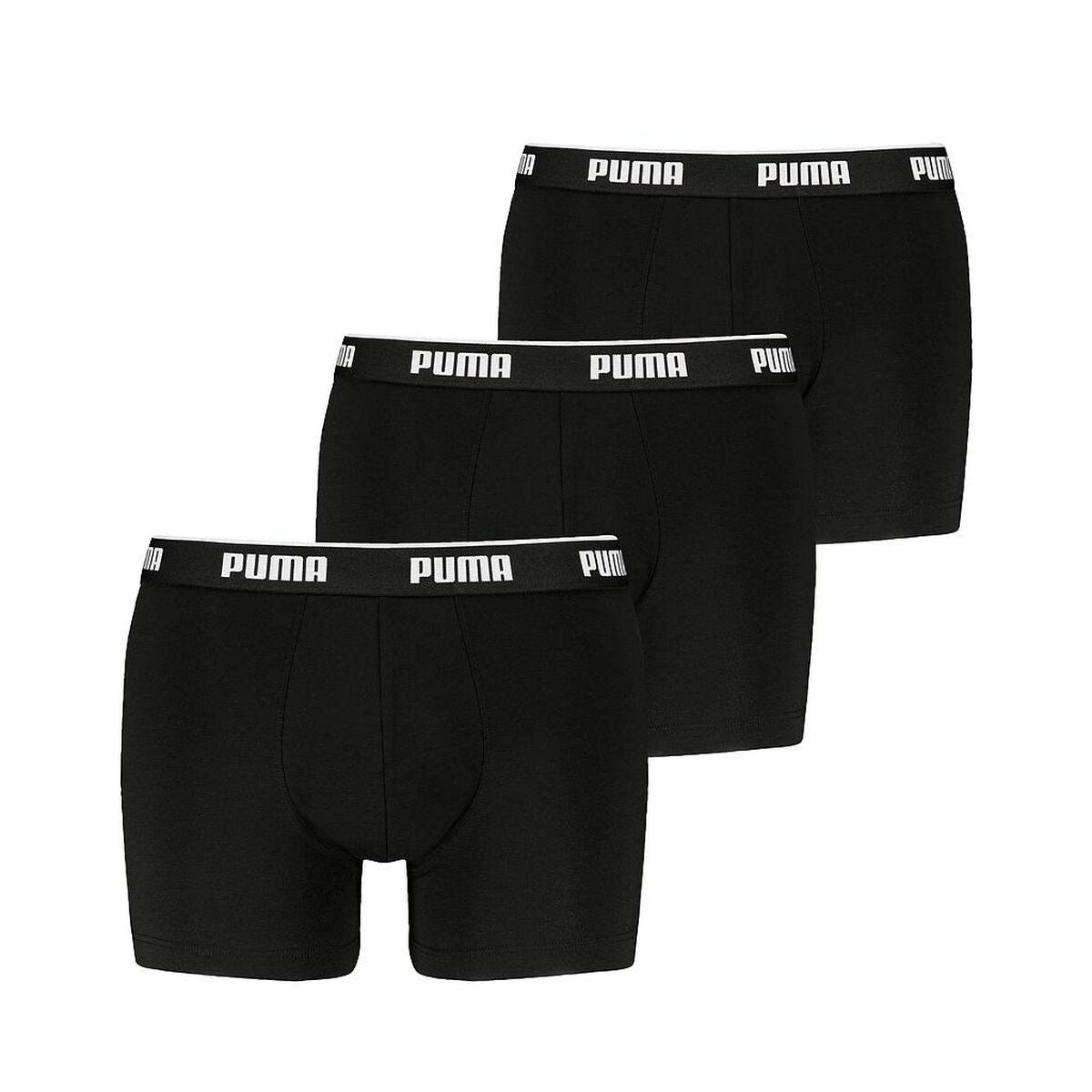Men's Boxer Shorts Puma 701234187 001 Black 3 Units-0
