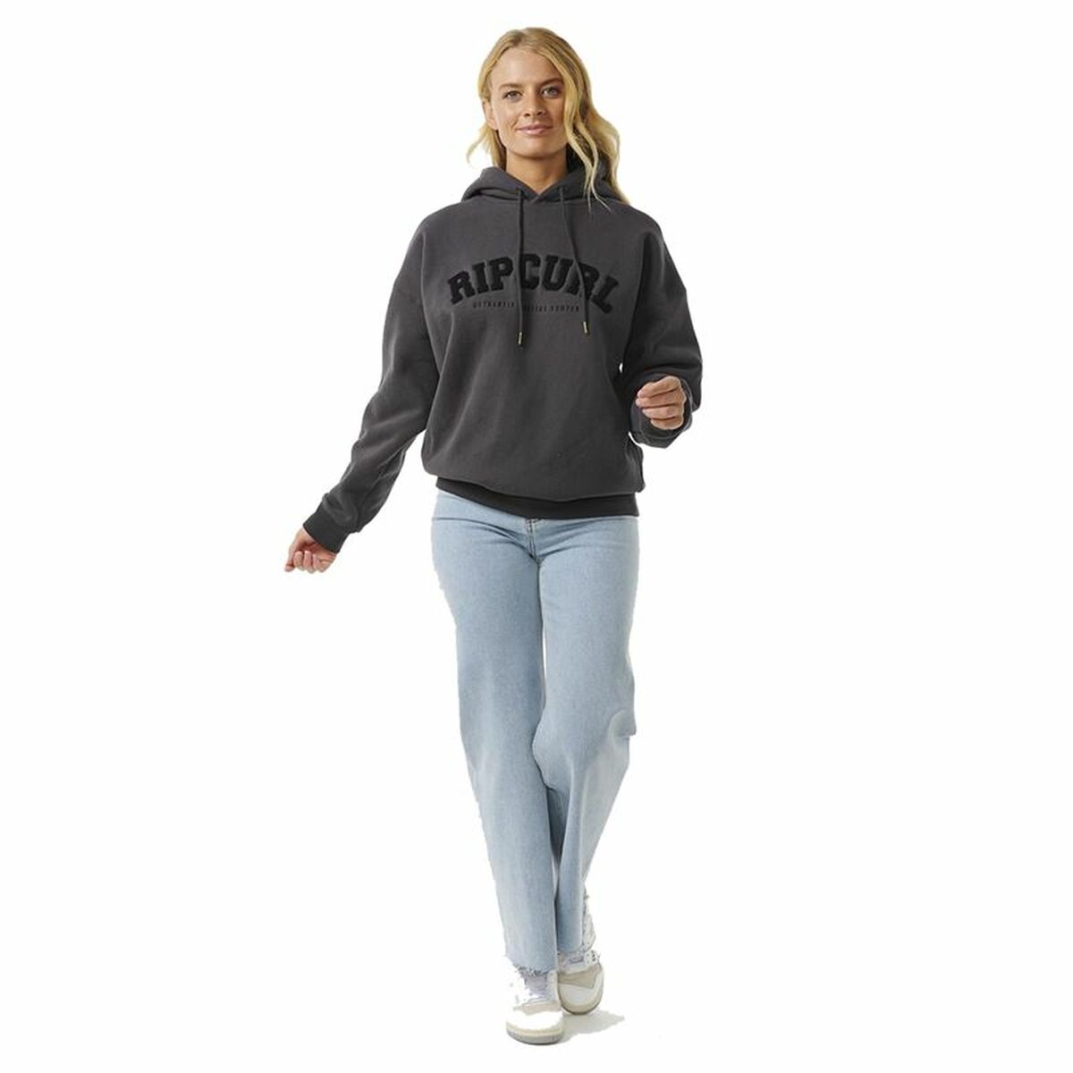 Women’s Hoodie Rip Curl Varsity Black-0
