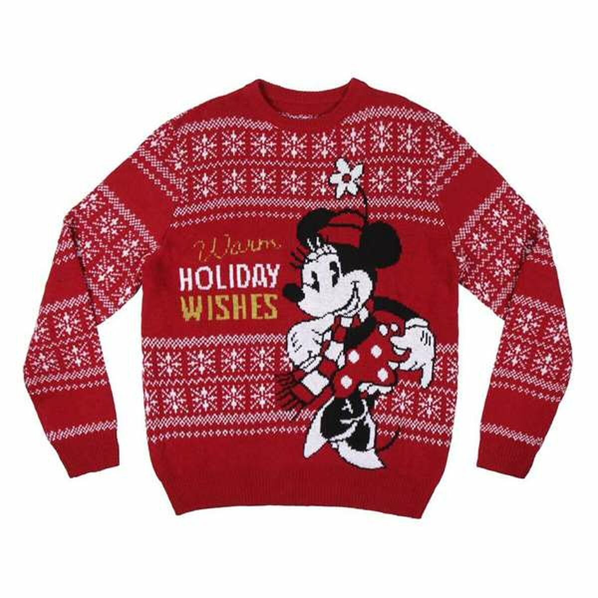 Women’s Jumper Minnie Mouse Red-0