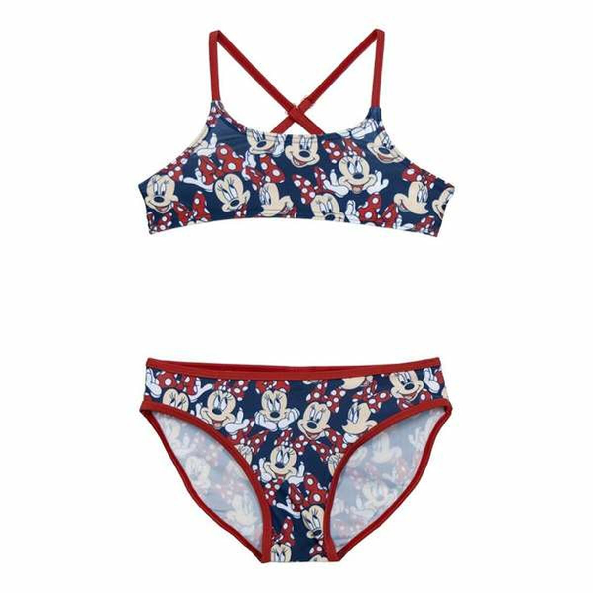Bikini Bottoms For Girls Minnie Mouse Red-0