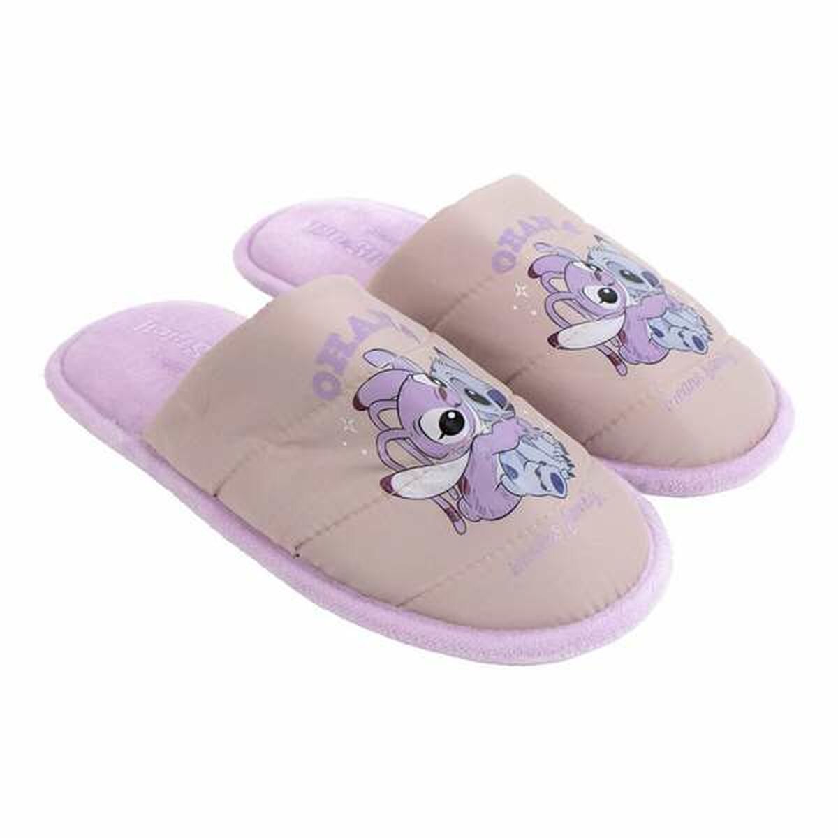 House Slippers Stitch Lilac-0