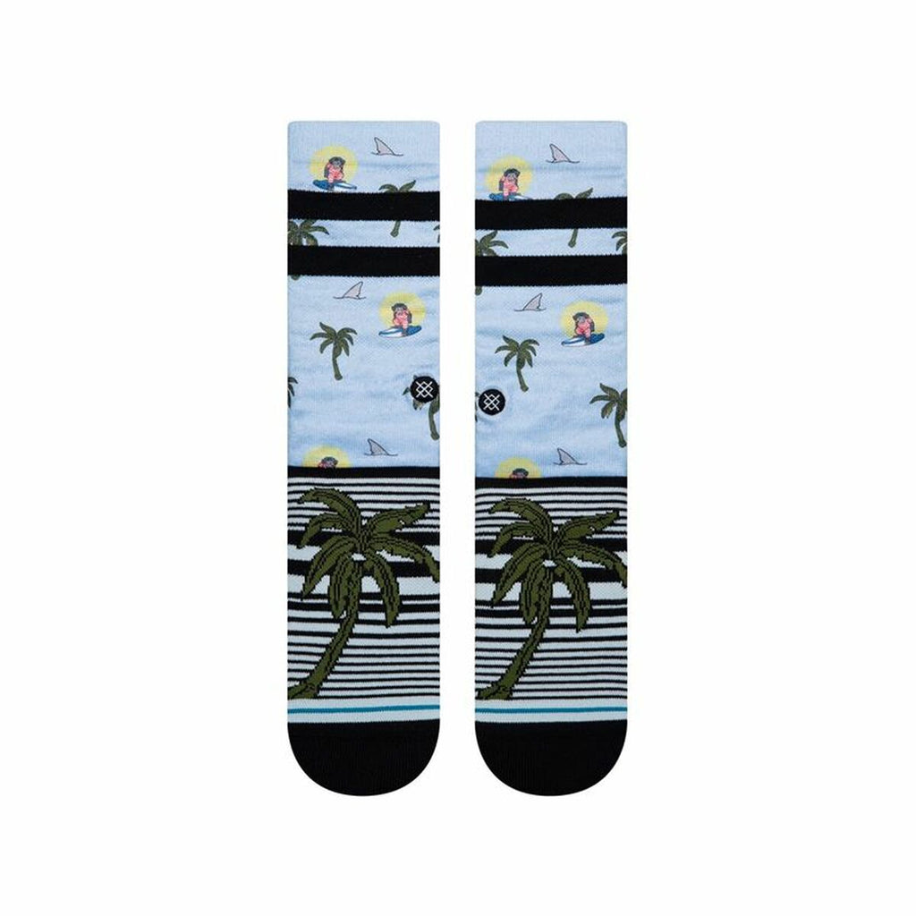 Ankle Socks Stance Aloha Monkey Staple Light Blue 42-46-3