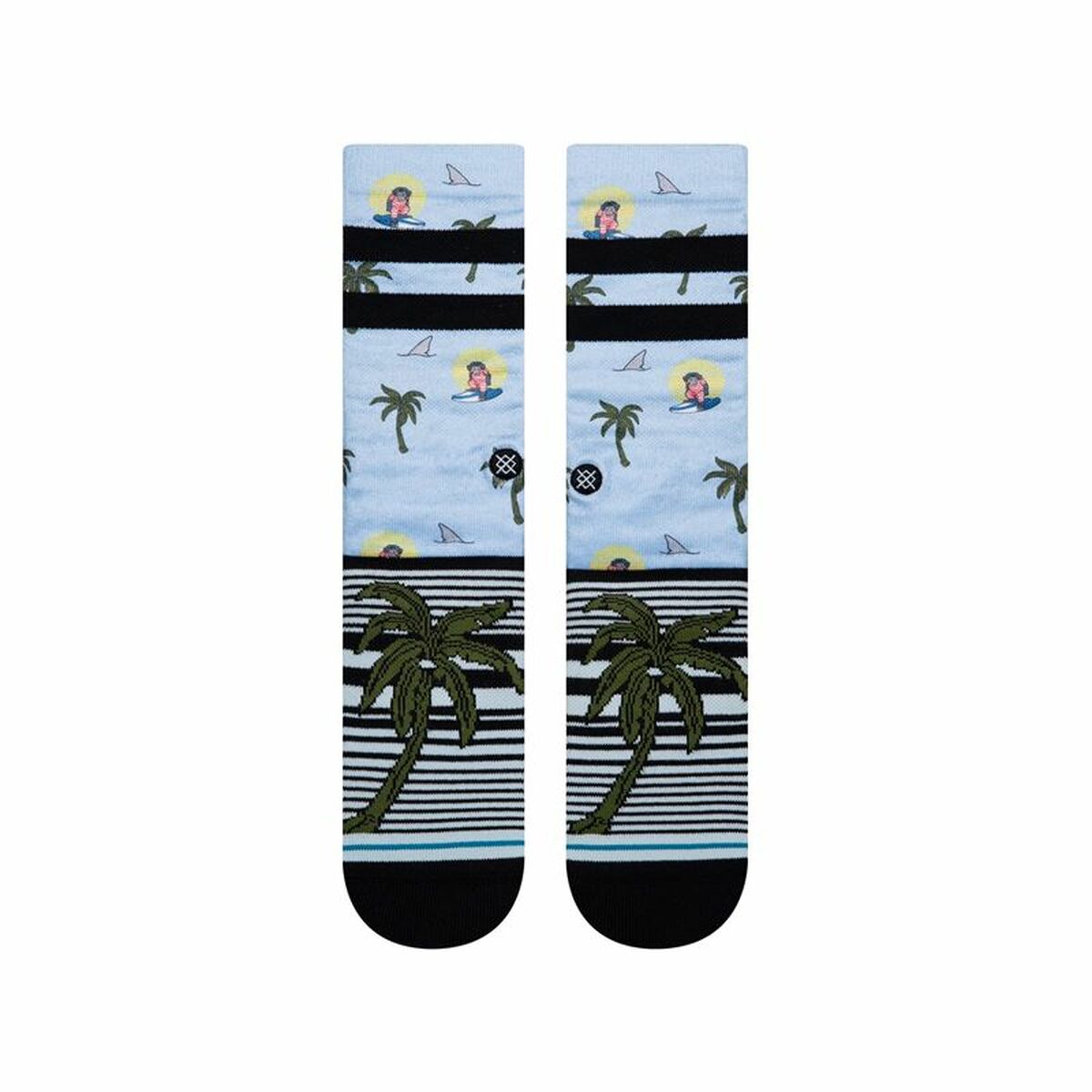 Ankle Socks Stance Aloha Monkey Staple Light Blue 42-46-3