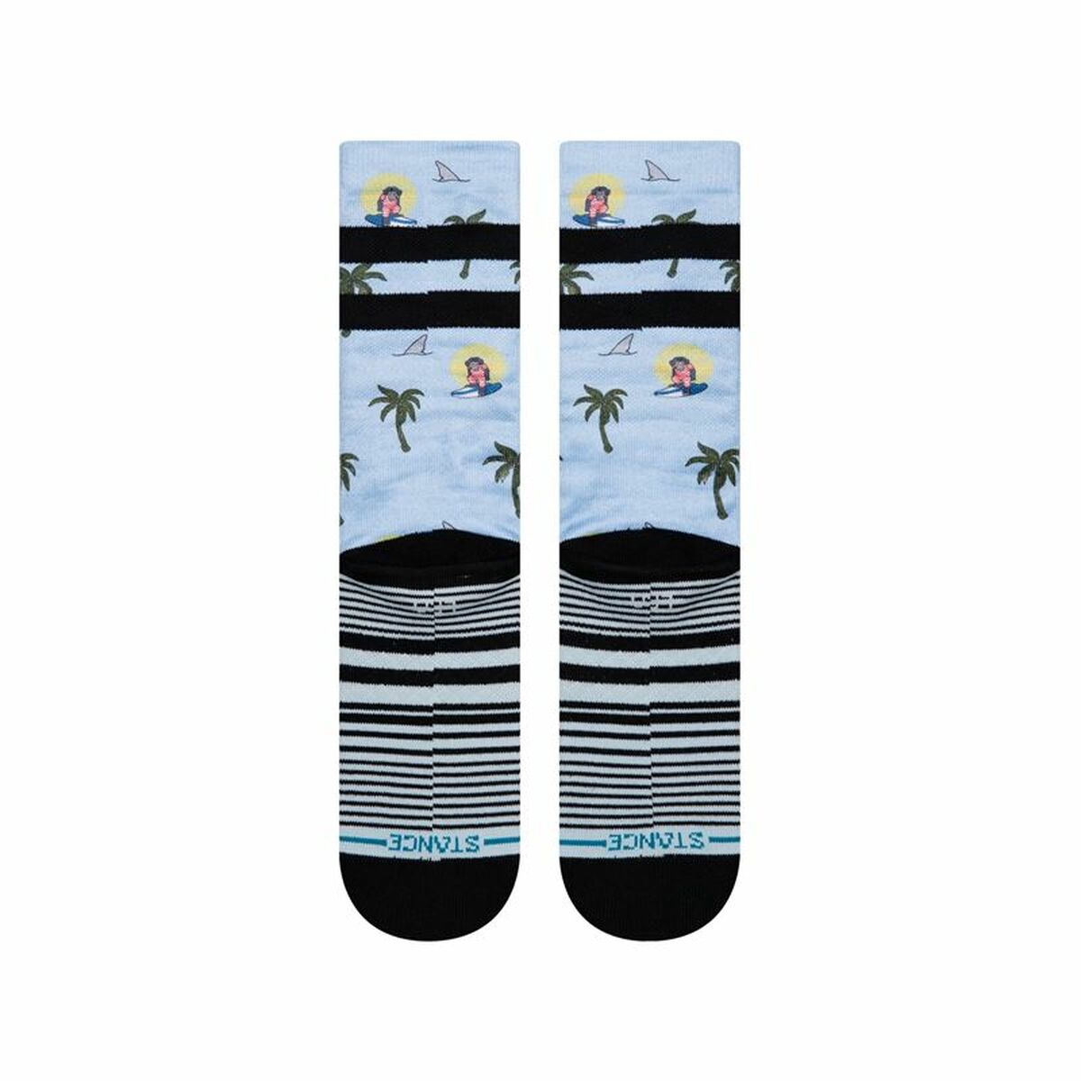Ankle Socks Stance Aloha Monkey Staple Light Blue 42-46-2