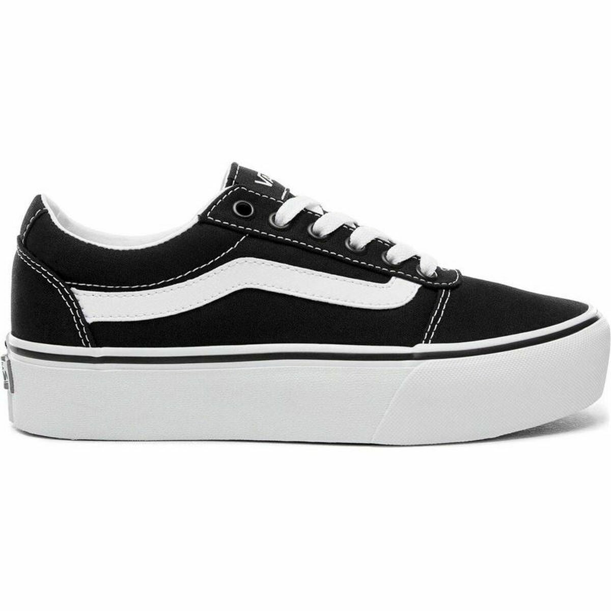 Women's casual trainers Vans Ward Platform Black-2