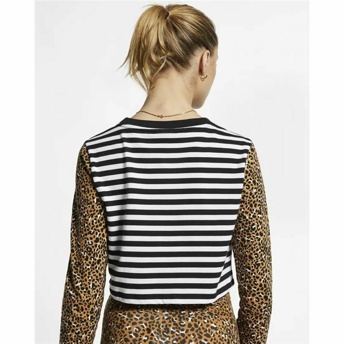 Women’s Long Sleeve T-Shirt Nike Animal Print-3
