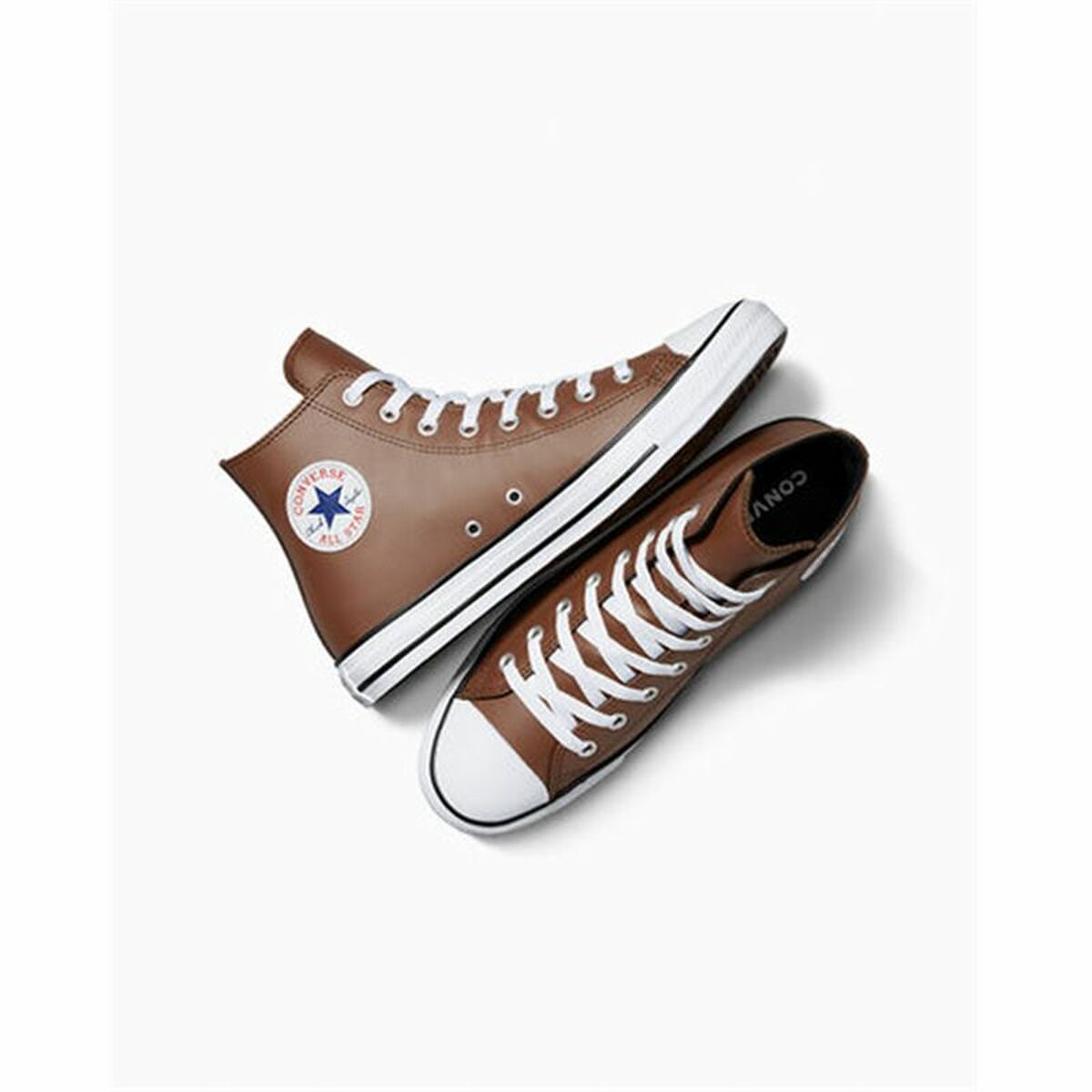 Women’s Casual Trainers Converse Chuck Taylor All Star Hi Brown-4