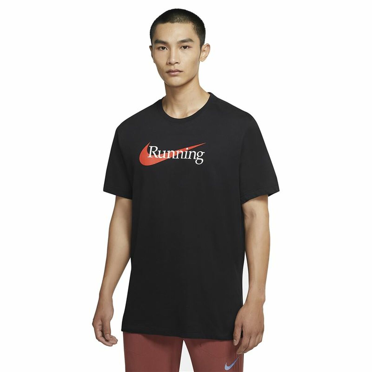 Men’s Short Sleeve T-Shirt Nike HBR CW0945 010 Black Men S-0