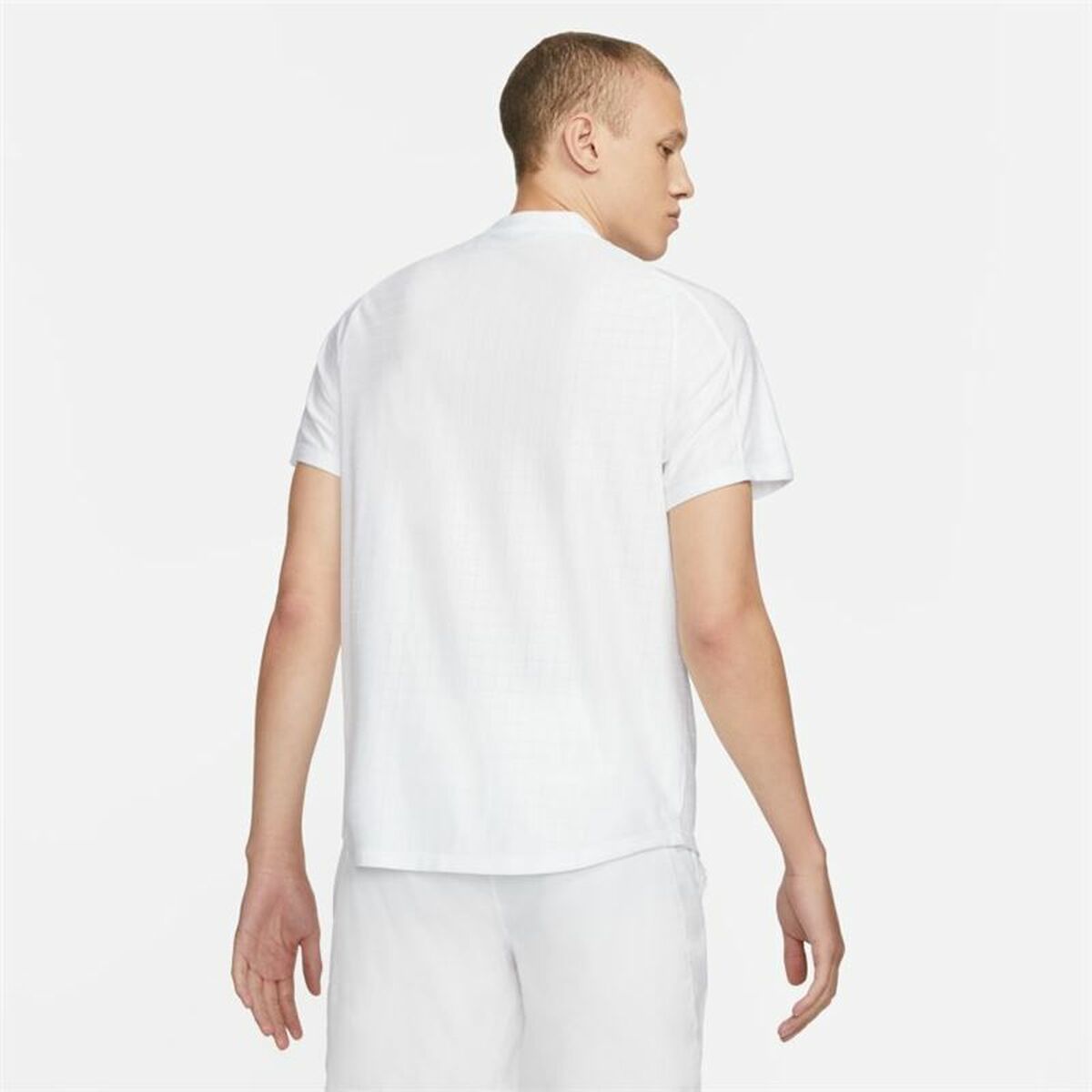 Men’s Short Sleeve Polo Shirt Nike Court Dri-Fit Advantage White-4
