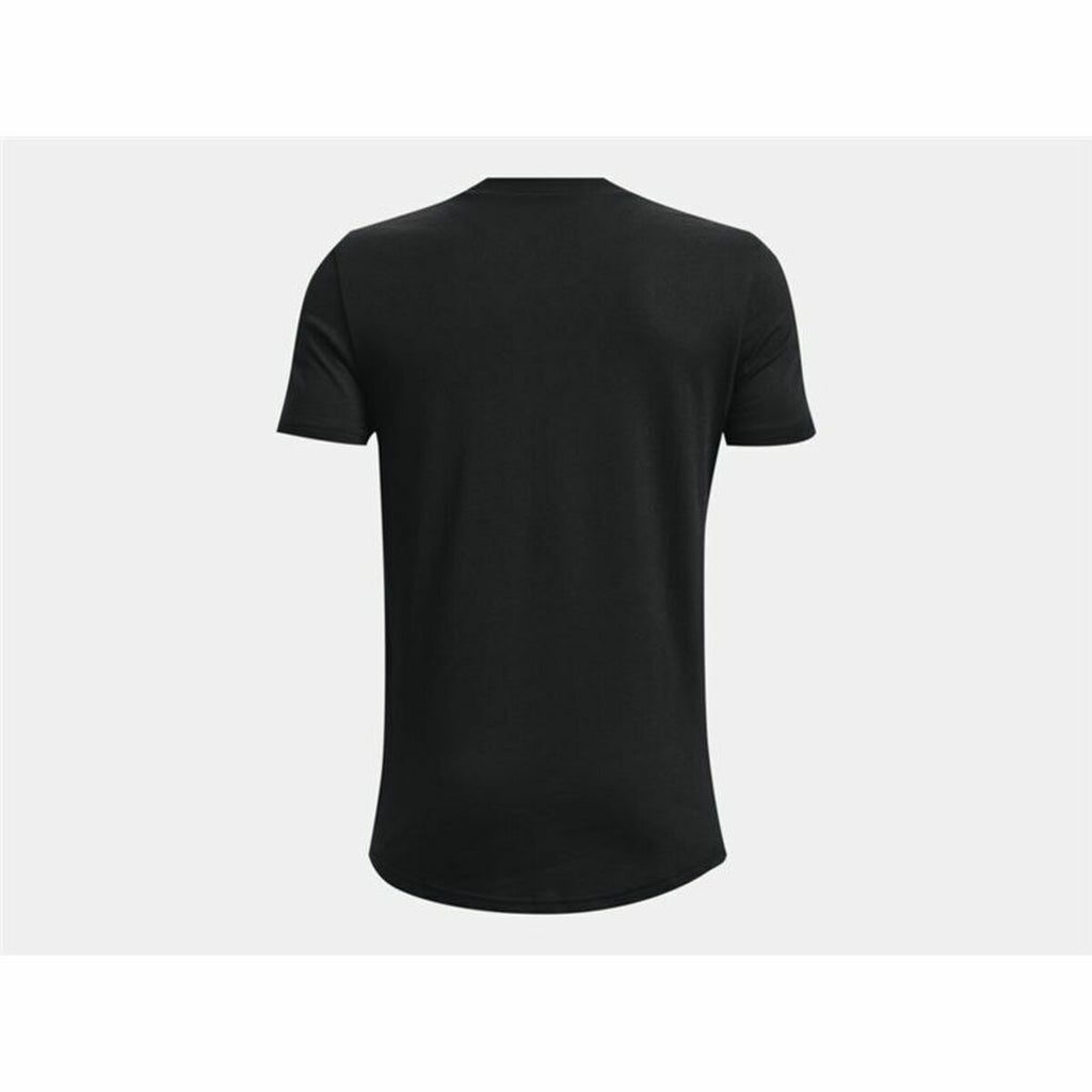 Child's Short Sleeve T-Shirt Under Armour Curry Black-1