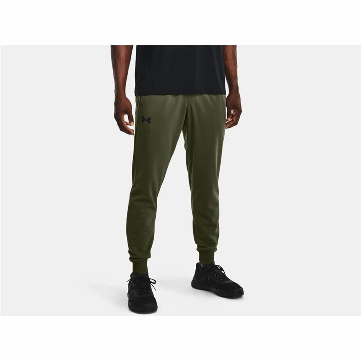 Adult Trousers Under Armour Armour Fleece Olive-2