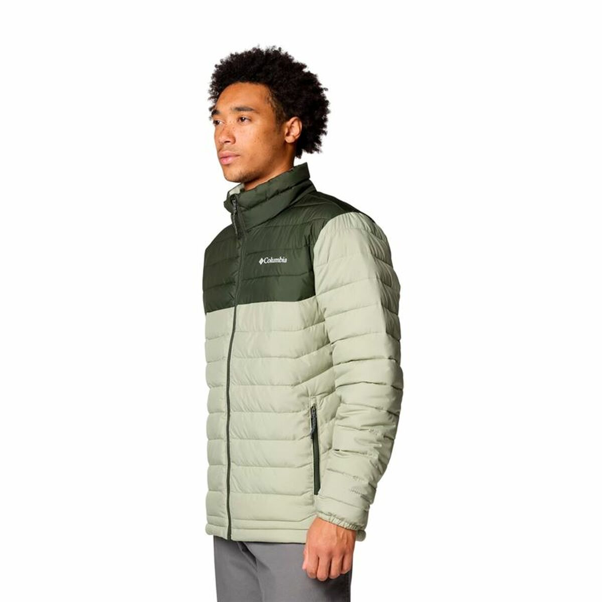 Men's Sports Jacket Columbia Powder Lite™ II Green-4