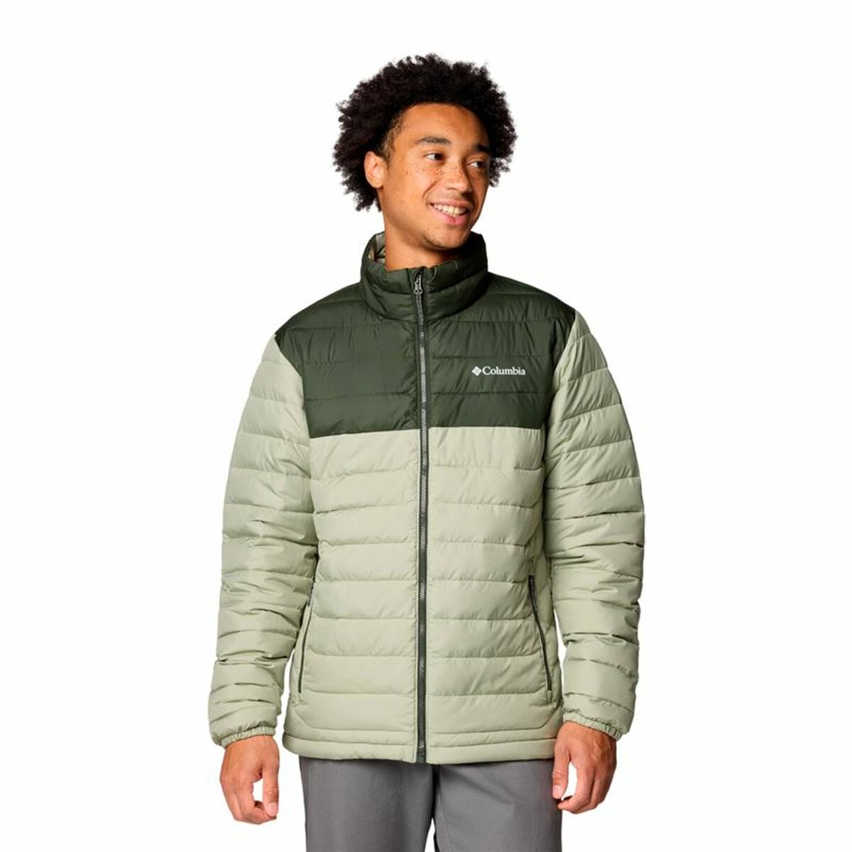 Men's Sports Jacket Columbia Powder Lite™ II Green-0