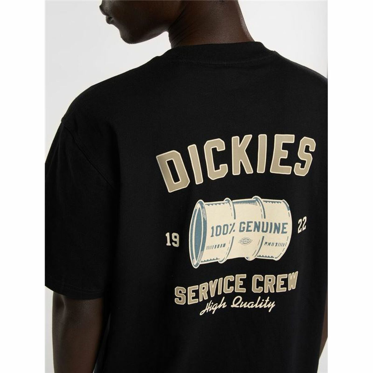 Men’s Short Sleeve T-Shirt Dickies Service Crew Ss Tee Black-3