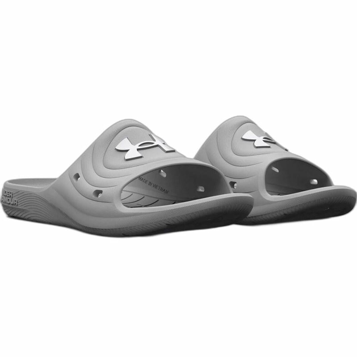 Women's Flip Flops Under Armour Locker IV SL Grey-2