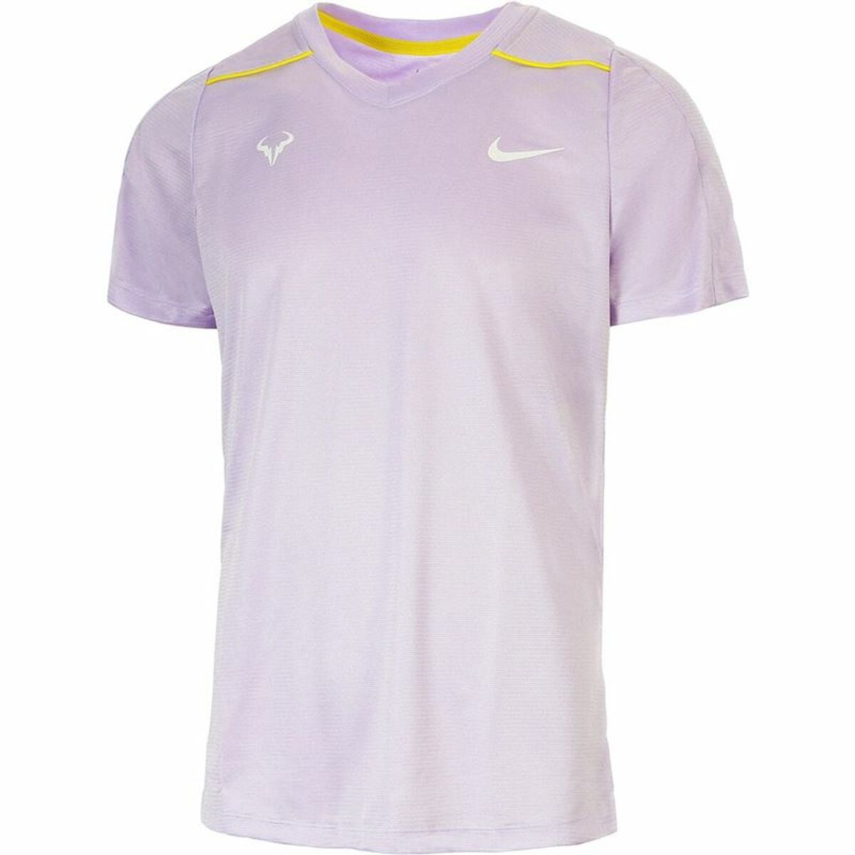 Men’s Short Sleeve T-Shirt Nike Fall Rafa Challenger Lavendar-0