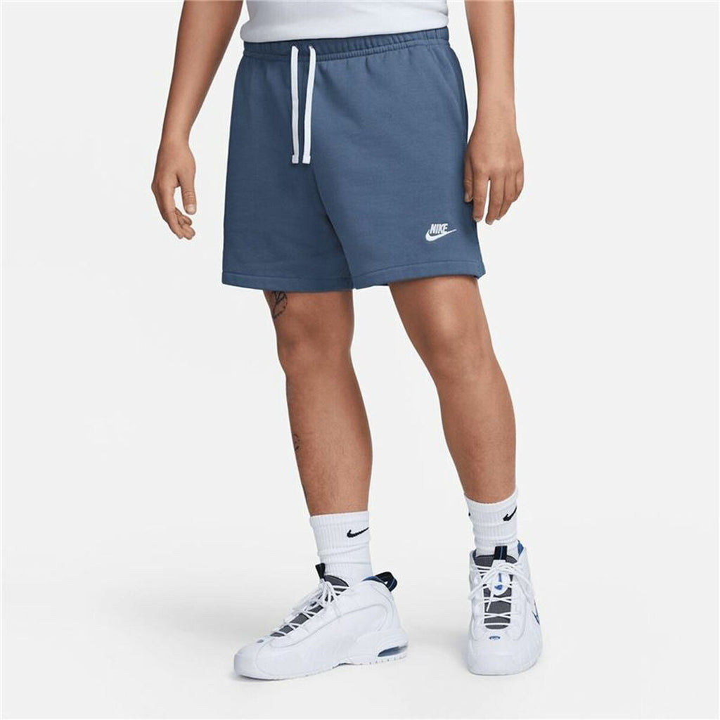 Trousers Nike Club Fleece French Terry Blue-2