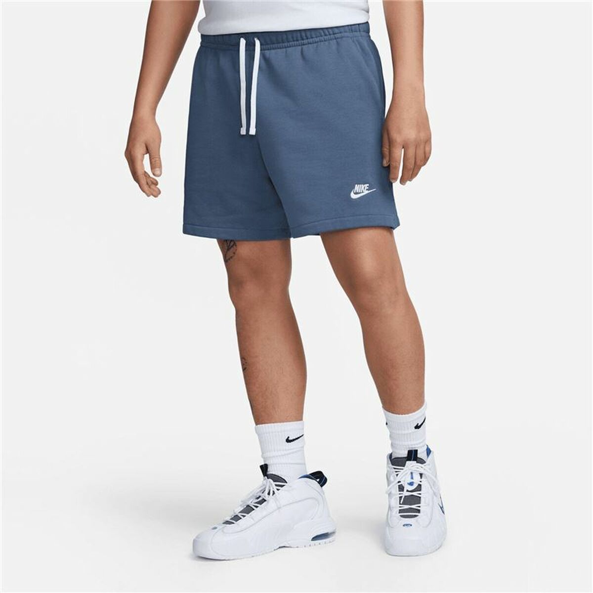 Trousers Nike Club Fleece French Terry Blue-2