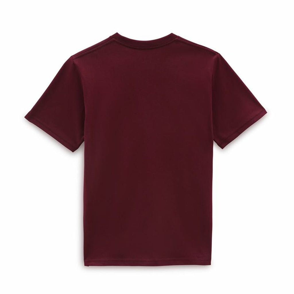 Children’s Short Sleeve T-Shirt Vans Classic OTW Dark Red-2