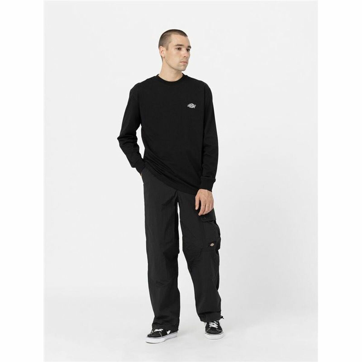 Men’s Sweatshirt without Hood Dickies Summerdale White-4