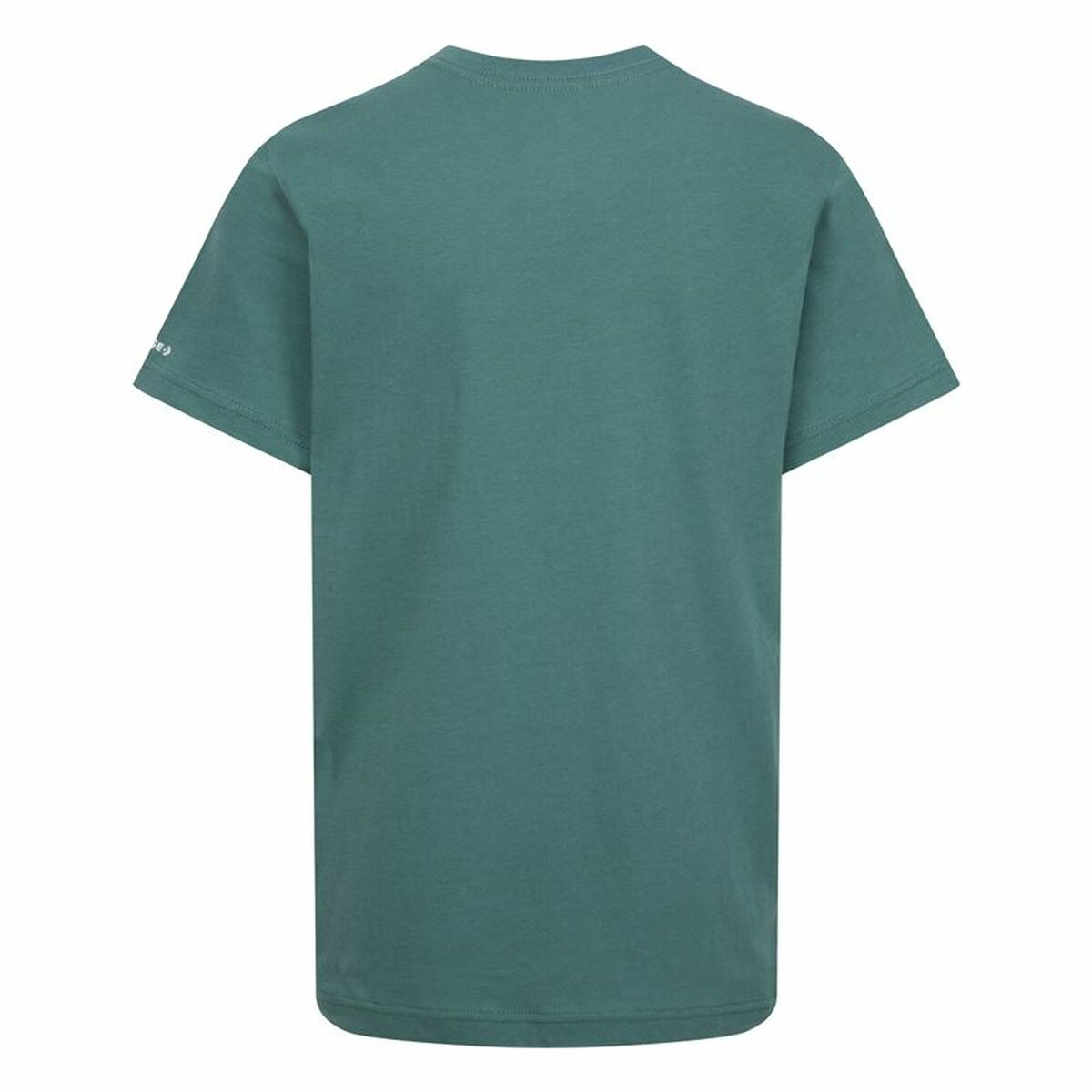 Child's Short Sleeve T-Shirt Converse Script Sneaker Gfx Sse Cyan-3