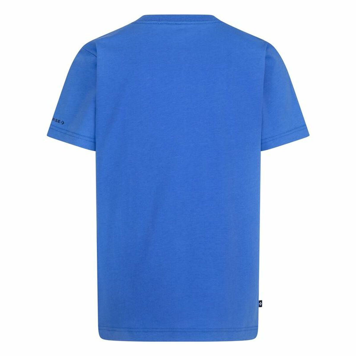 Child's Short Sleeve T-Shirt Converse Sustainable Core Sse Blue-3