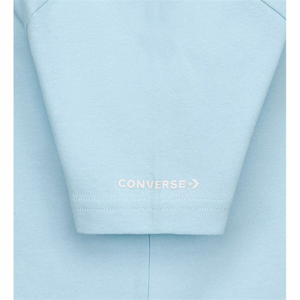 Child's Short Sleeve T-Shirt Converse Sustainable Core Sse Sky blue-1