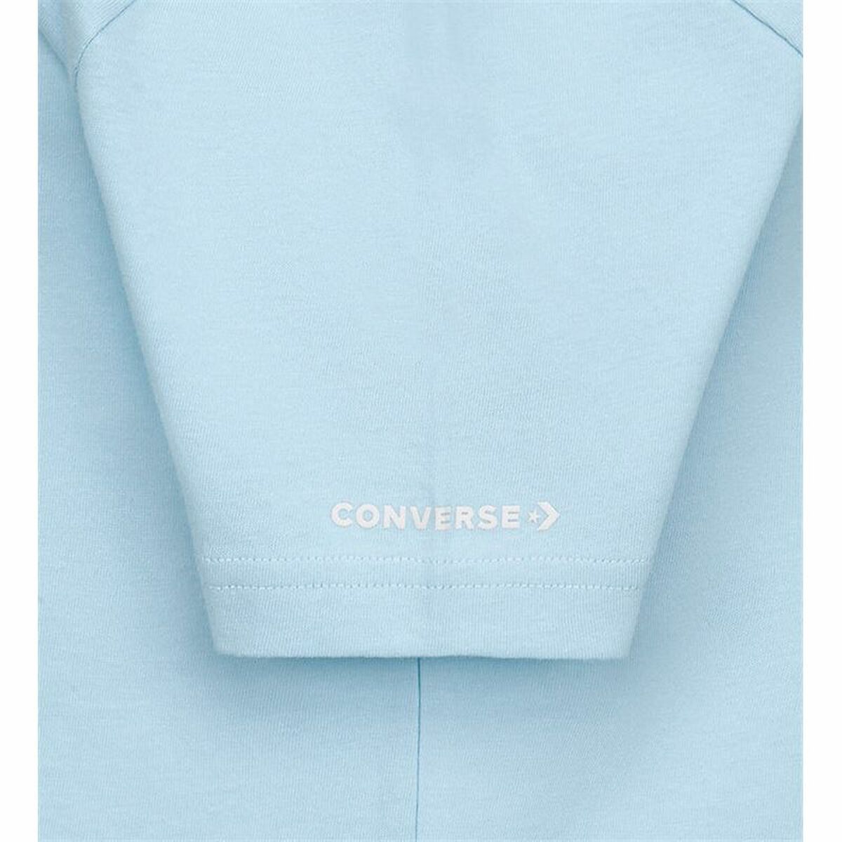 Child's Short Sleeve T-Shirt Converse Sustainable Core Sse Sky blue-1