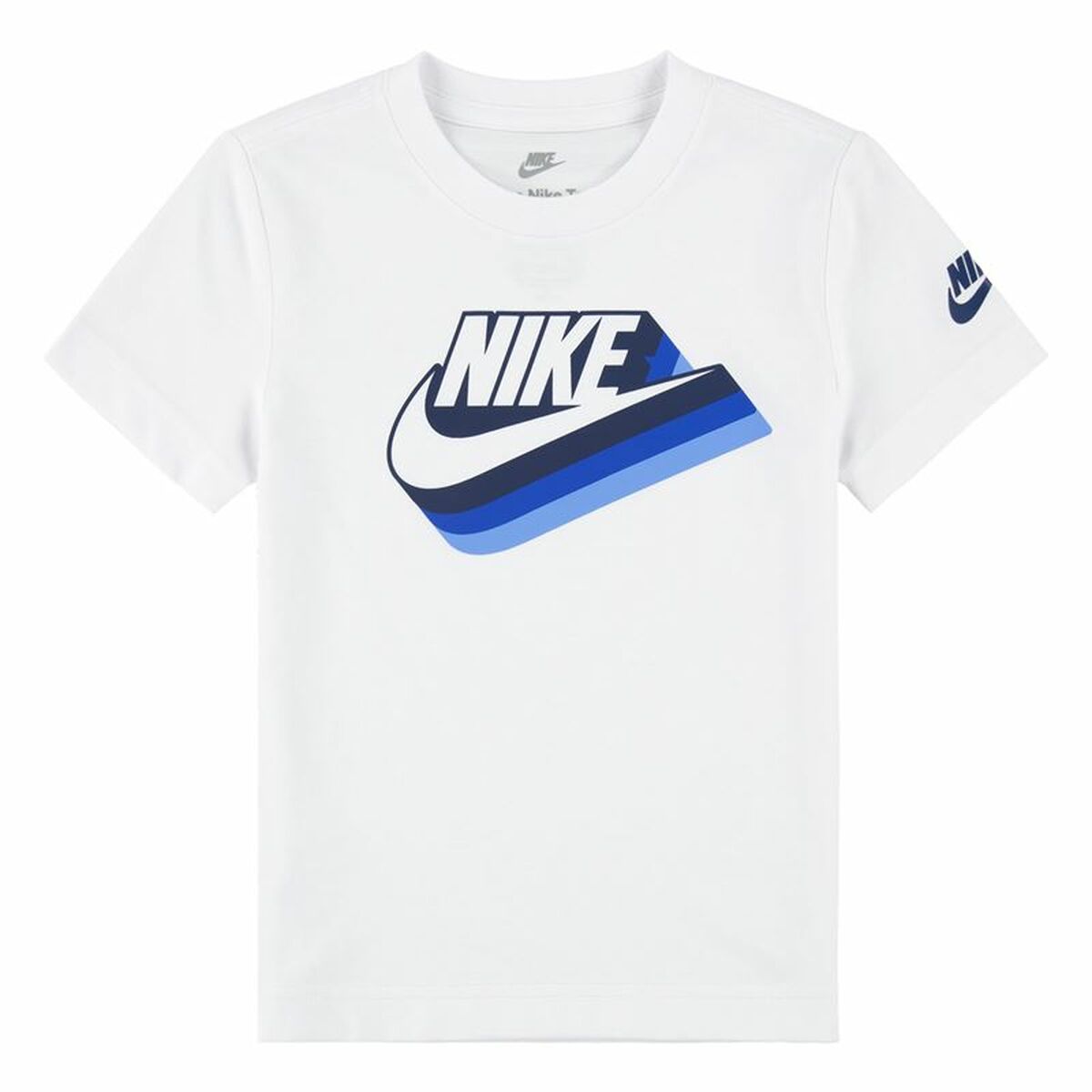 Child's Short Sleeve T-Shirt Nike Gradient Futura Ss 5-6 Years-0