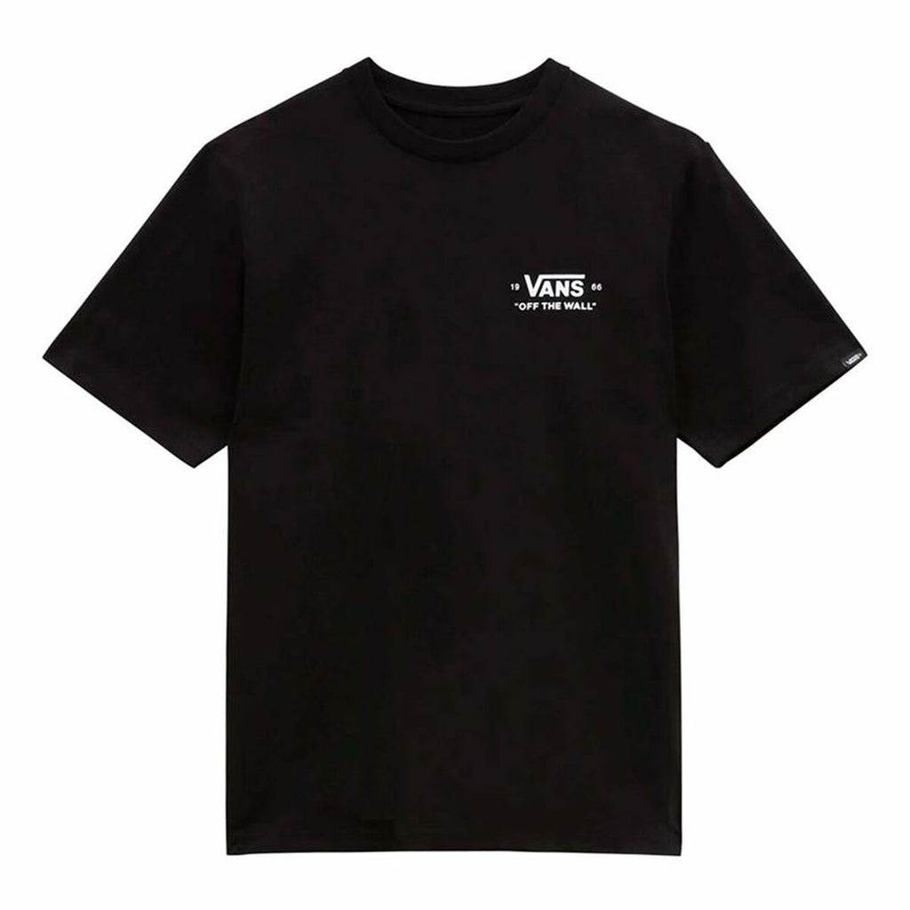 Child's Short Sleeve T-Shirt Vans Essential Black-3