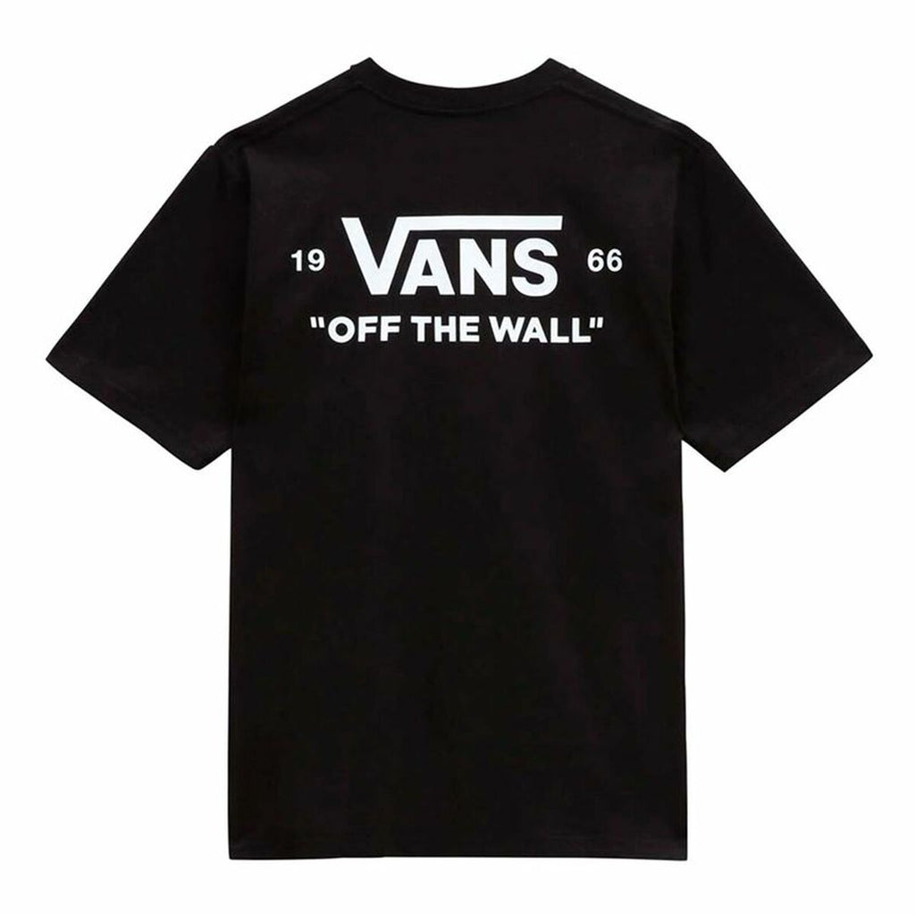 Child's Short Sleeve T-Shirt Vans Essential Black-2