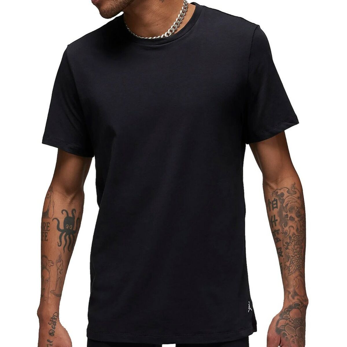 Men’s Short Sleeve T-Shirt Nike Flight Base Tee JM0625 023 Black-2