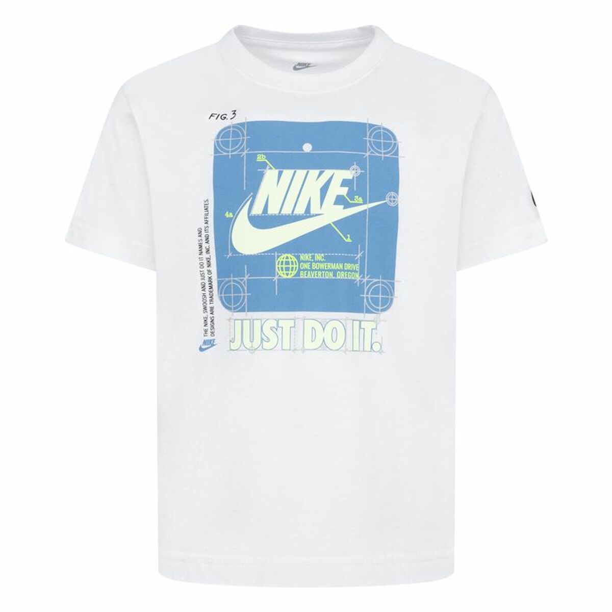 Child's Short Sleeve T-Shirt Nike Future Utility Ss White-0