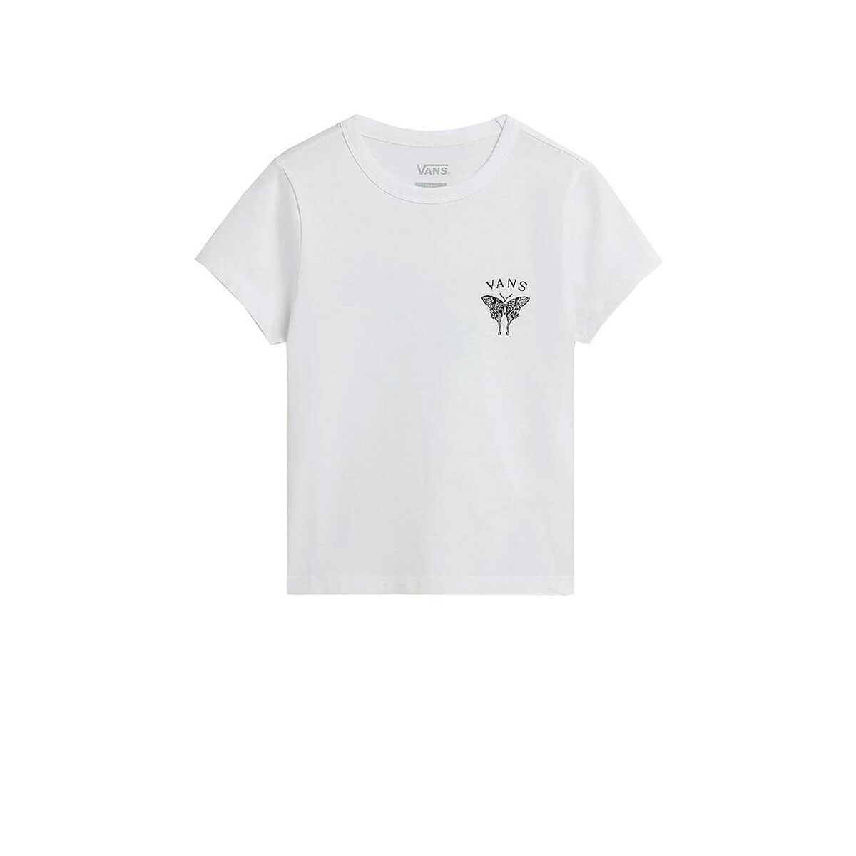 Women’s Short Sleeve T-Shirt Vans Catchers Club Mini White-1