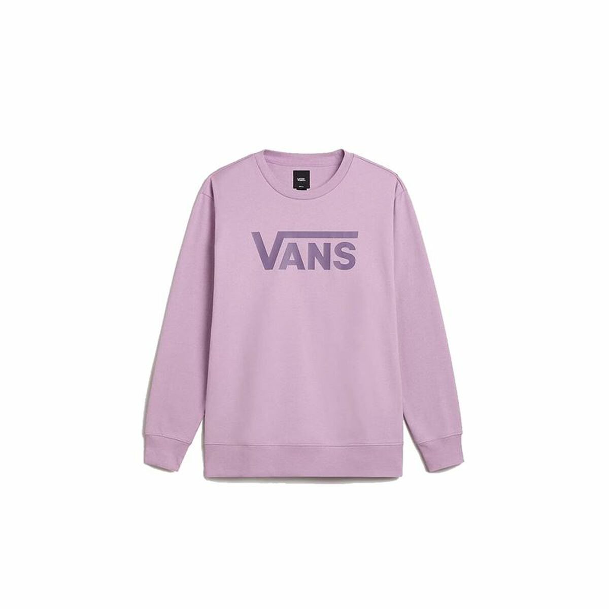Women’s Sweatshirt without Hood Vans Drop V Logo Bff Crew Beige-0