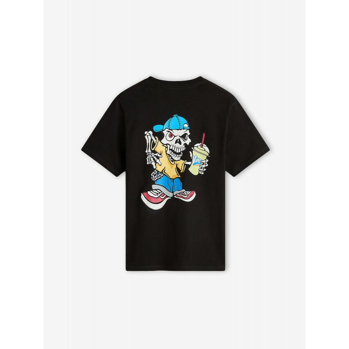 Child's Short Sleeve T-Shirt Vans Lil Reggie SS VN000JC4BLK1 Black-2