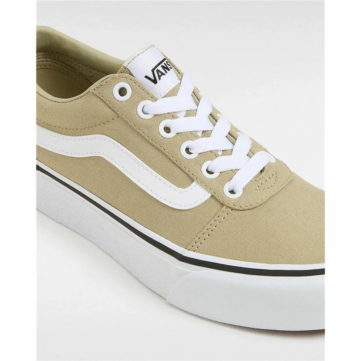Women's casual trainers Vans Ward Platform Cnvs Elm Beige Light brown-2