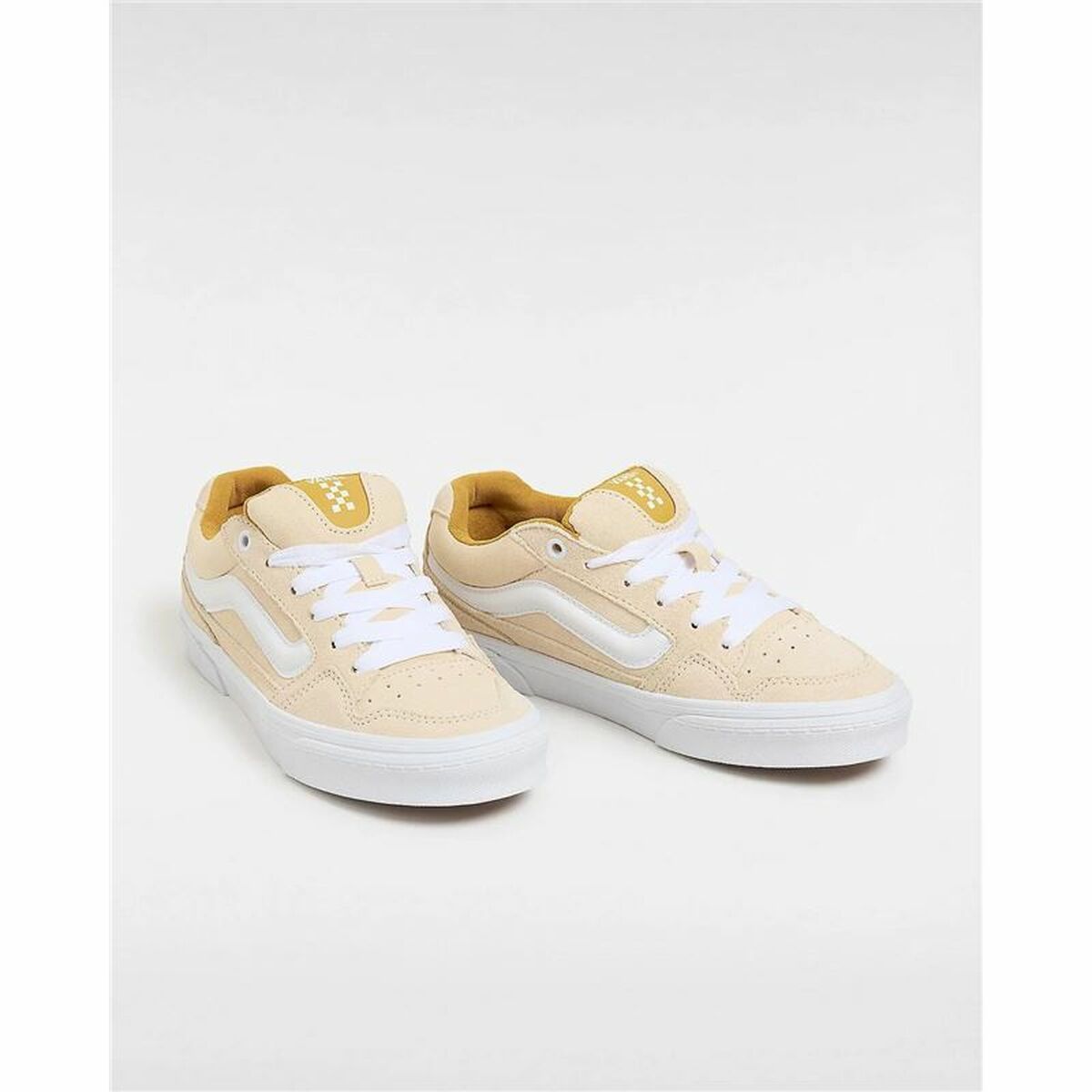 Women's casual trainers Vans Caldrone Retr Light brown-3